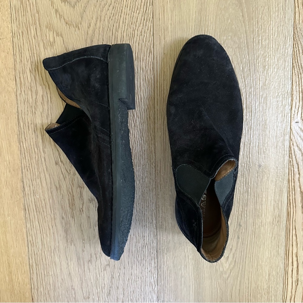 Trask Black Suede “Allison” Ankle Boot (Size 8.5)
